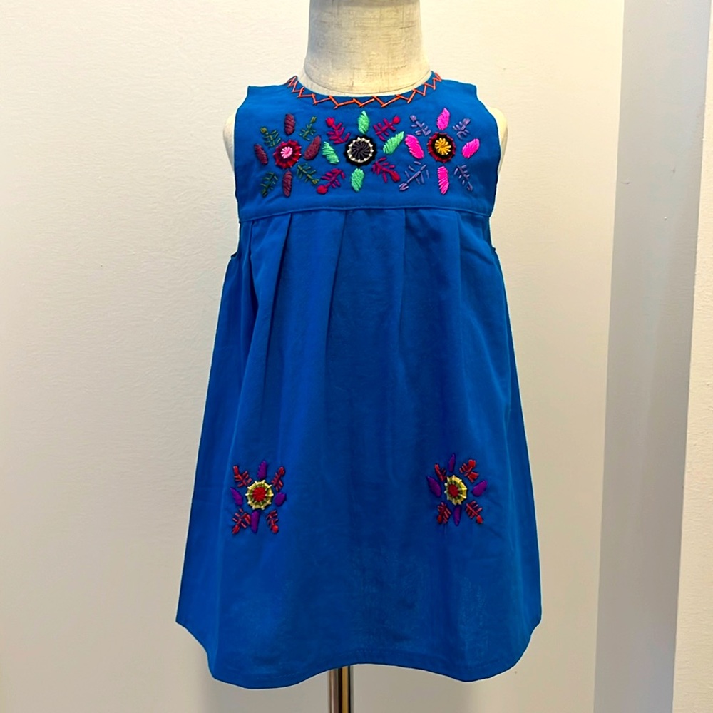 Girls’ Embroidered Sundress Size 2 (2-3 Years)